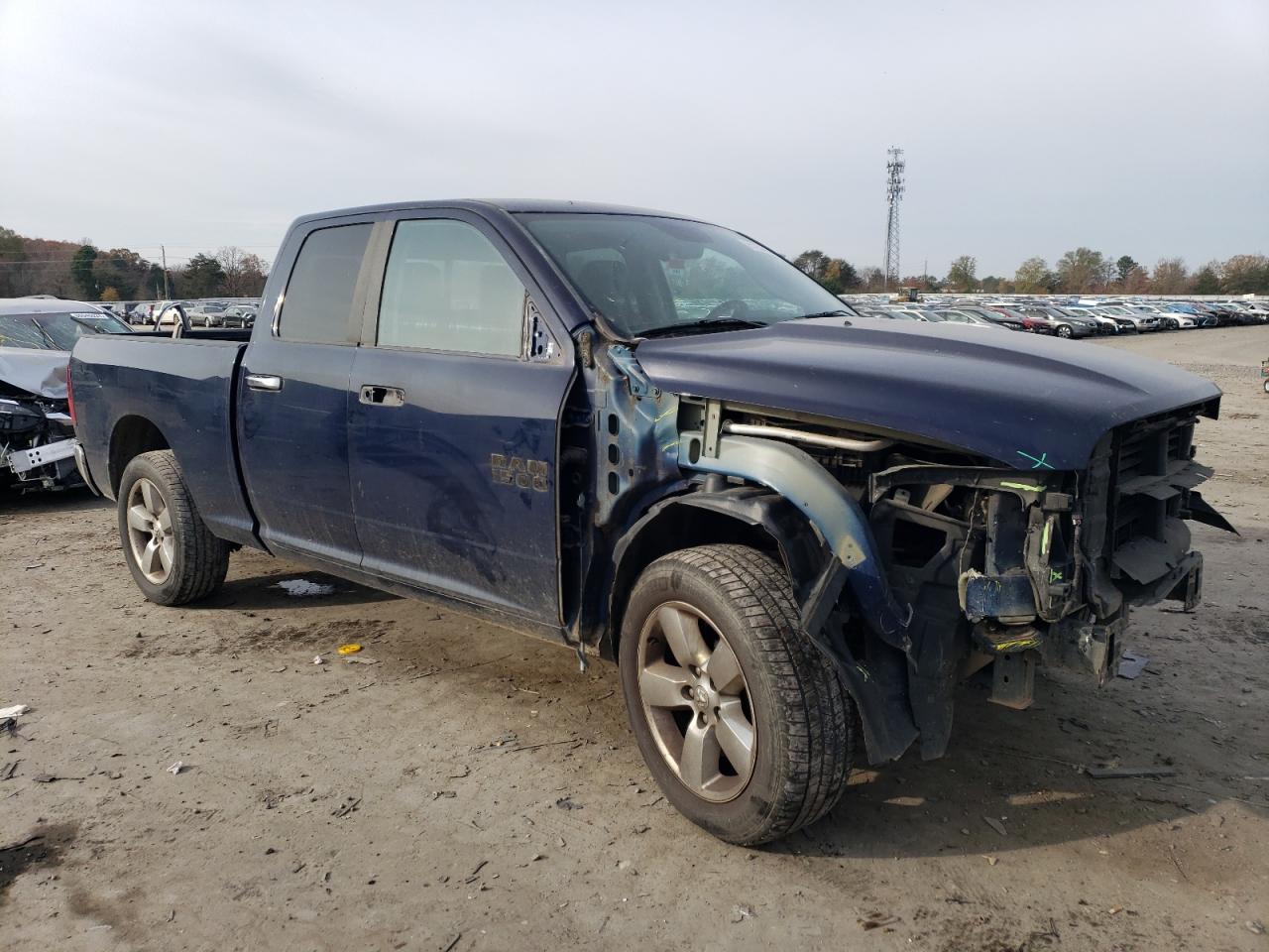 2017 RAM 1500 VIN 1C6RR7GT9HS819540 Copart auction photo, front end / side damage thumbnail 4