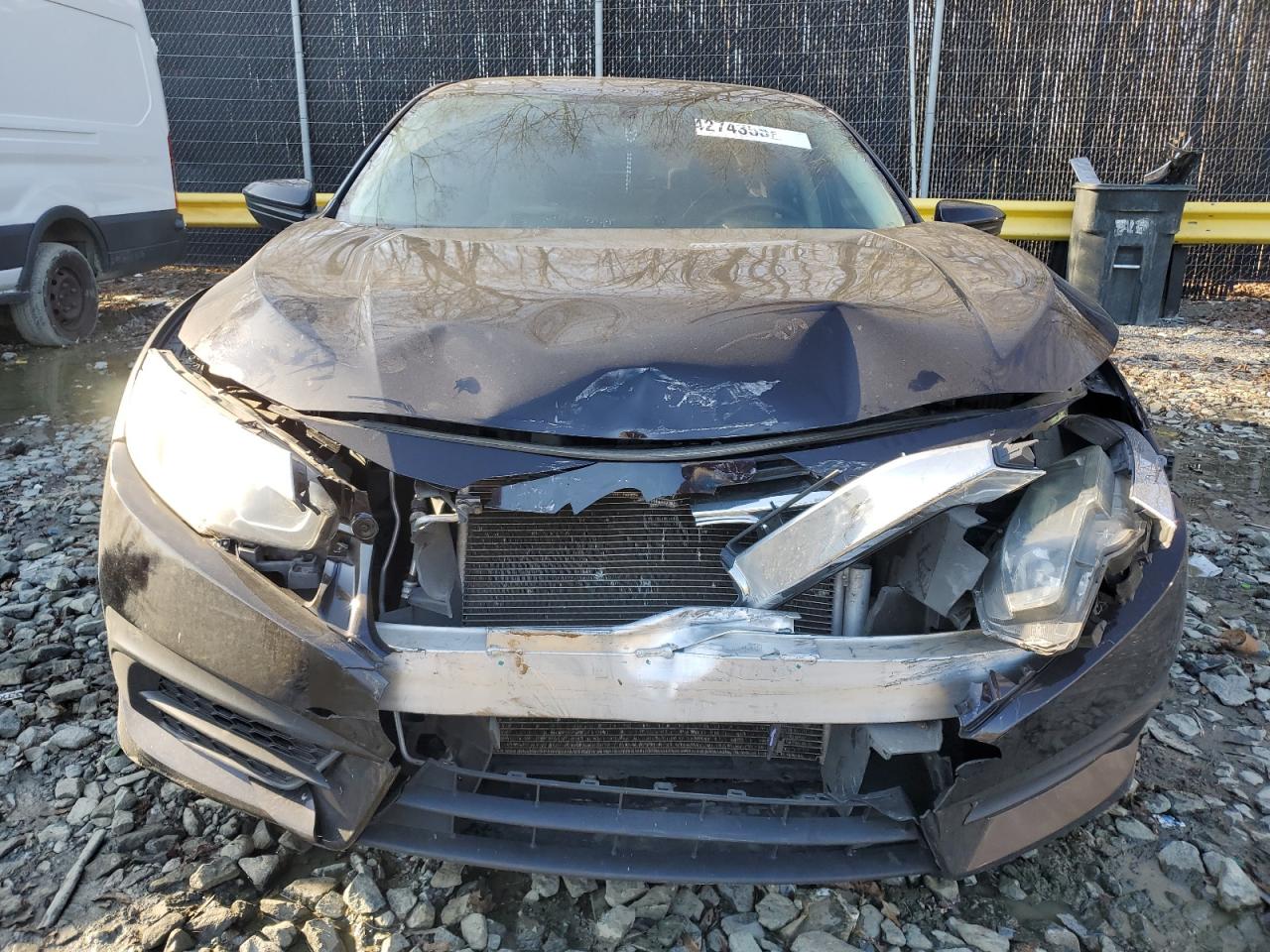 2016 Honda Civic VIN 19XFC2F51GE245598 Copart auction photo, front end damage thumbnail 5
