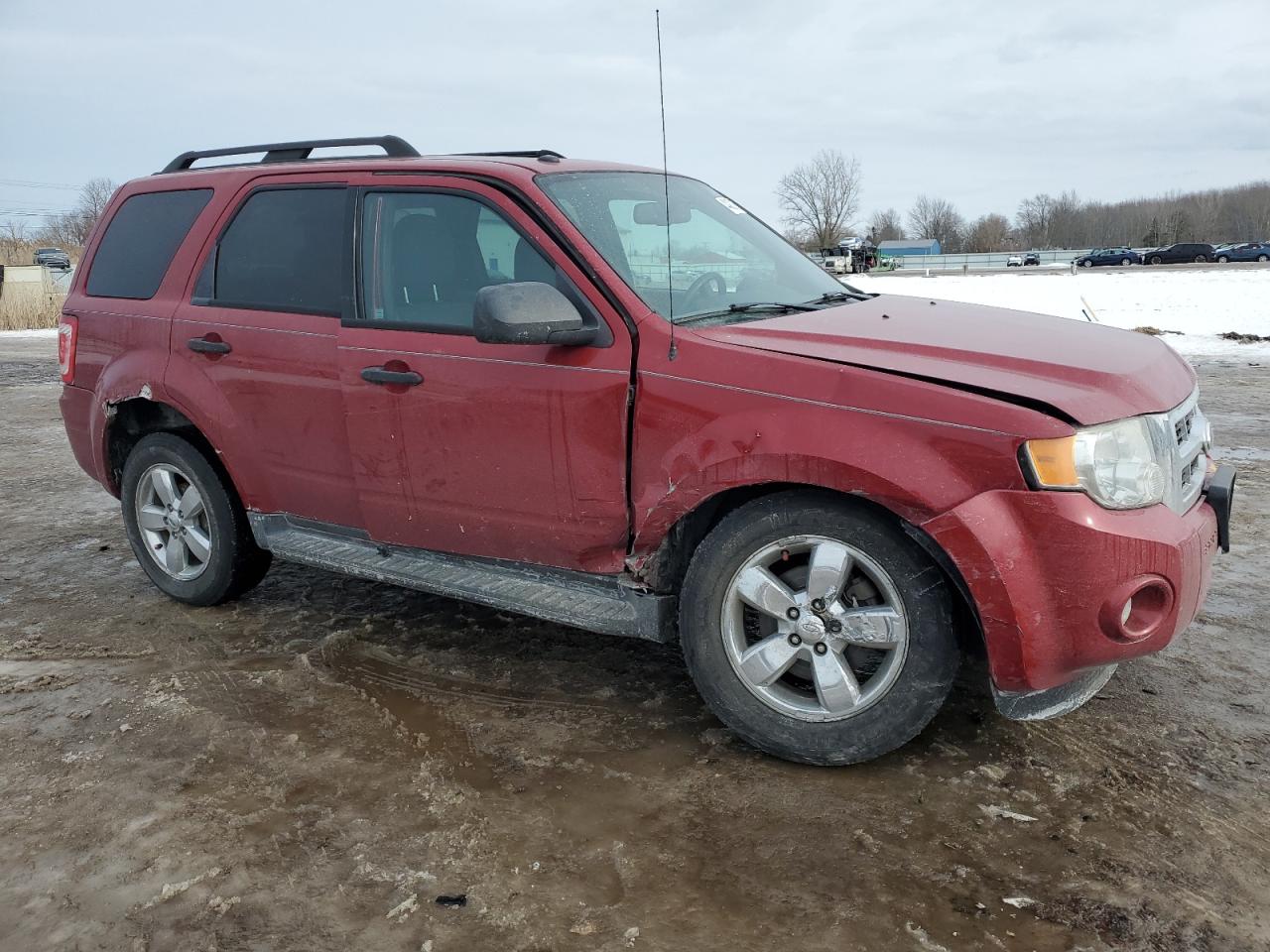 2011 Ford Escape VIN 1FMCU9DG3BKB21461 Copart auction photo, undercarriage / side damage thumbnail 4