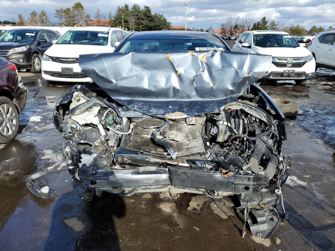 2015 Toyota Corolla VIN 2T1BURHE0FC344962 Copart auction photo, front end damage thumbnail 5