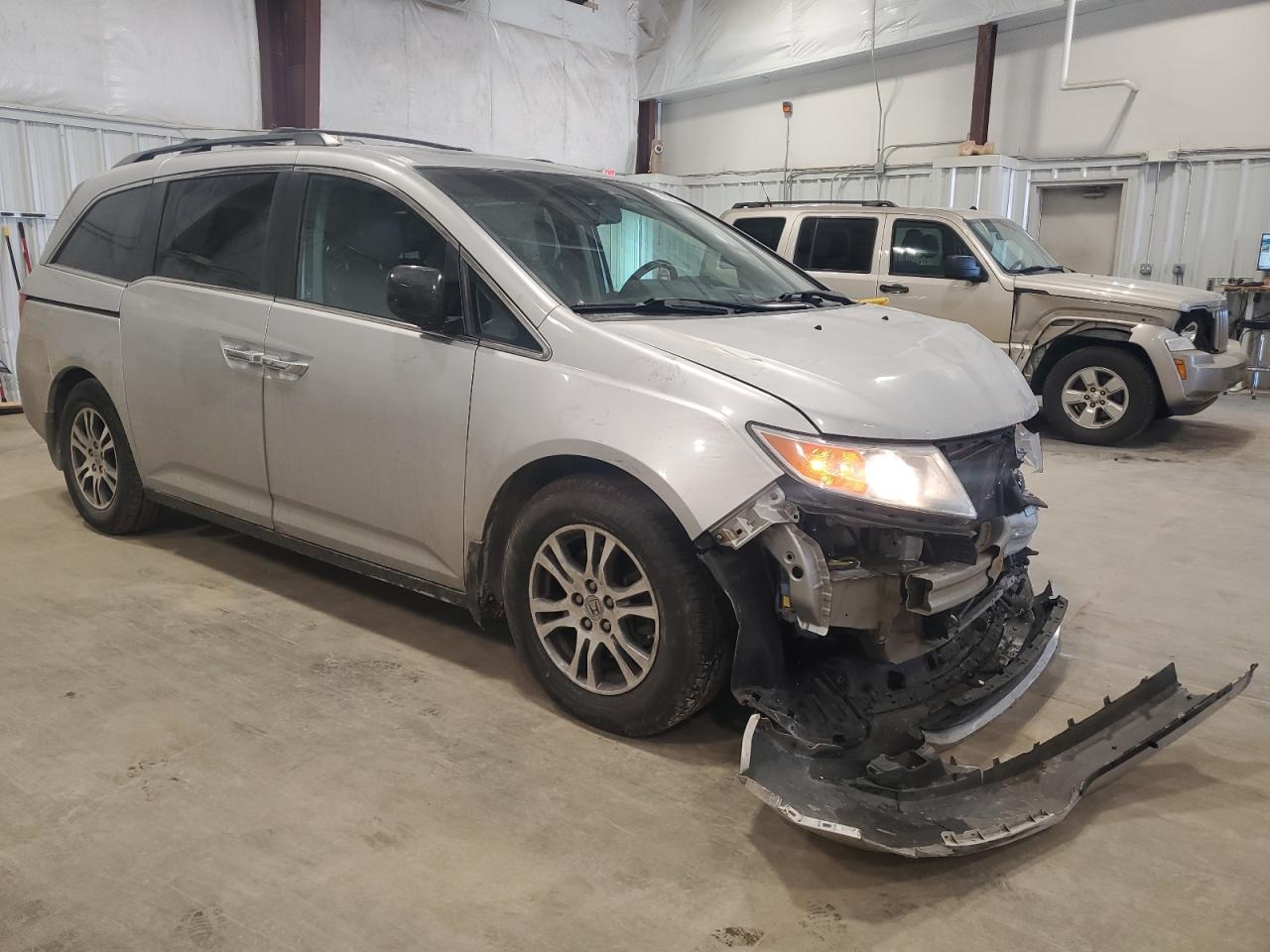 2012 Honda Odyssey VIN 5FNRL5H64CB054833 Copart auction photo, front end damage thumbnail 4