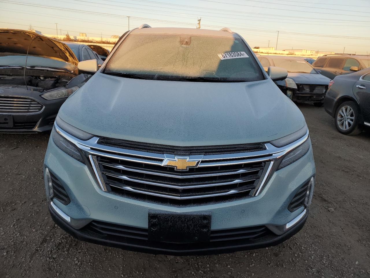 2022 Chevrolet Equinox VIN 2GNAXNEV6N6113121 Copart auction photo, side damage thumbnail 5