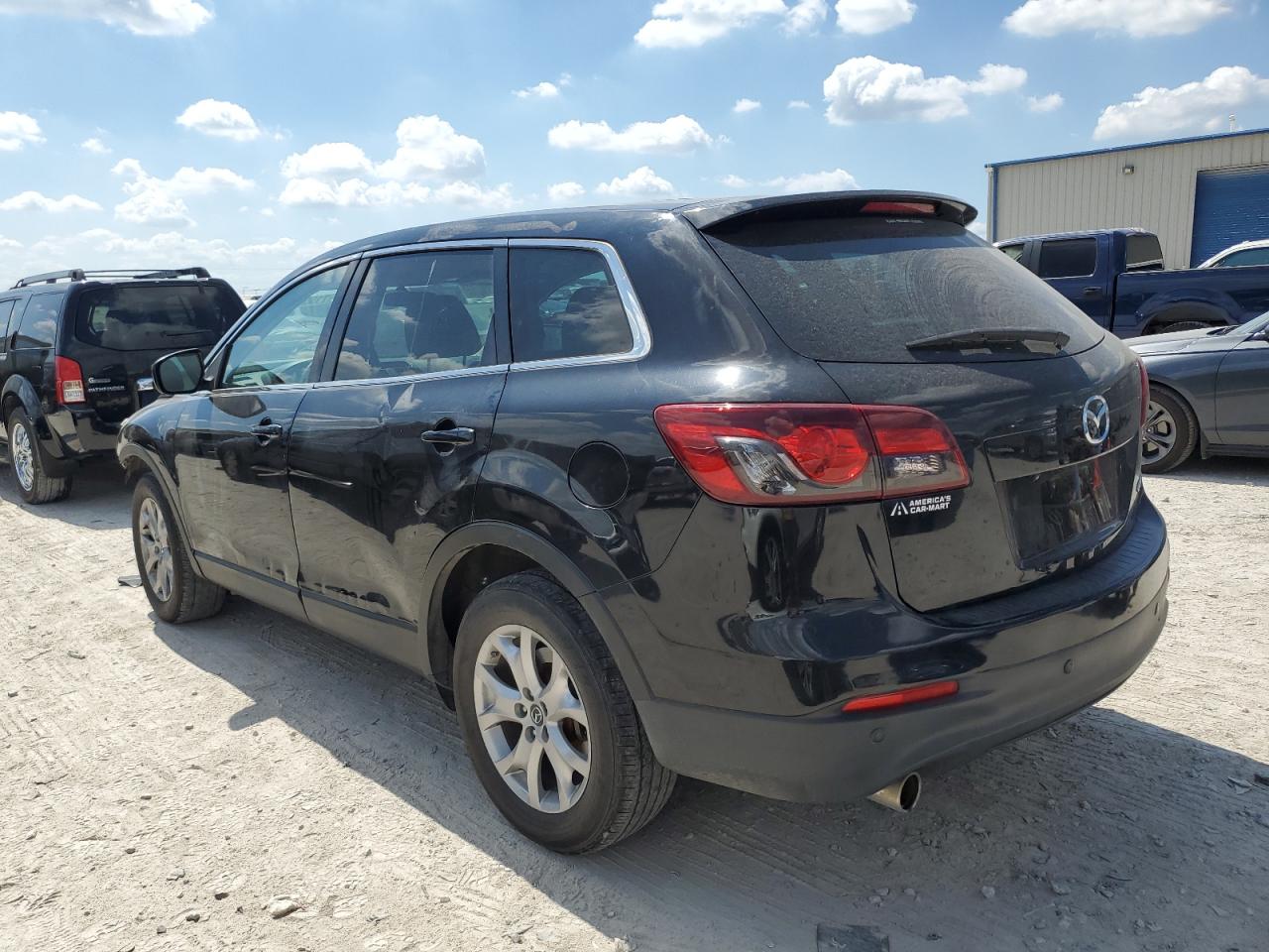 2014 Mazda CX-9 VIN JM3TB2CA2E0435463 Copart auction photo, front end damage thumbnail 2