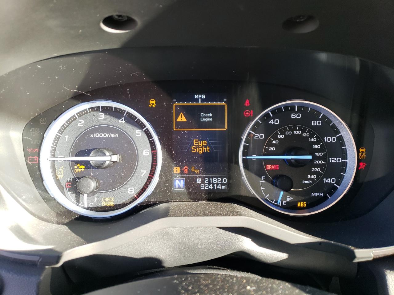 2019 Subaru Ascent VIN 4S4WMAPD7K3478121 Copart auction photo, front end / rear end damage thumbnail 9