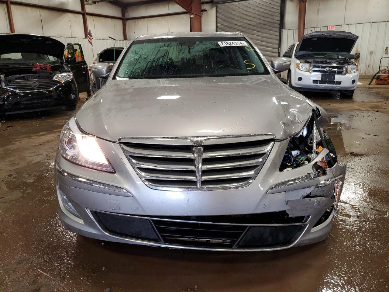 2012 Hyundai Genesis VIN KMHGC4DF5CU181228 Copart auction photo, side / mechanical damage thumbnail 5