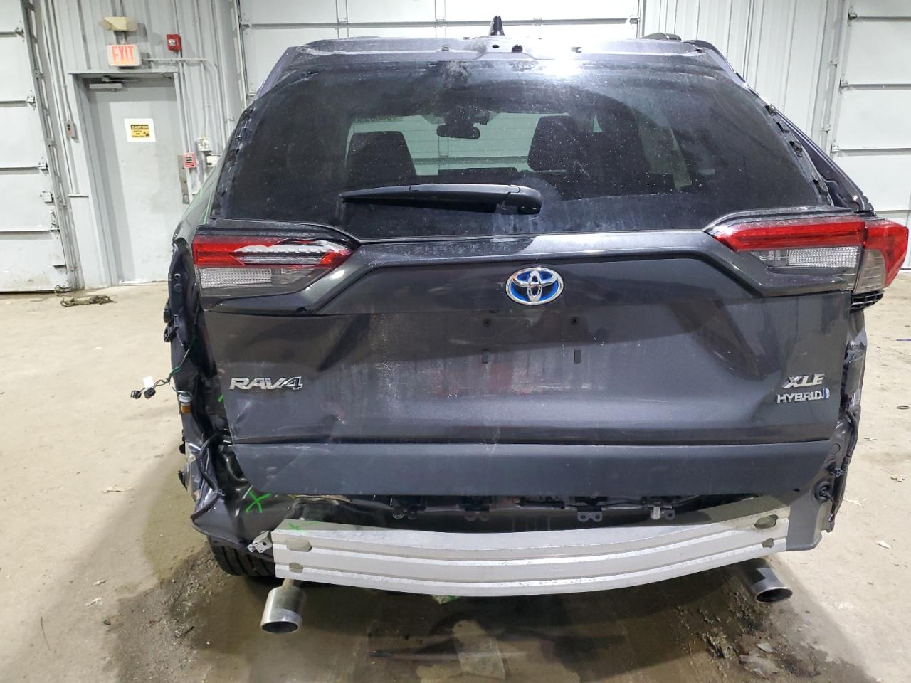 2022 Toyota RAV 4 VIN 4T3B6RFV7NU098350 Copart auction photo, rear end damage thumbnail 6