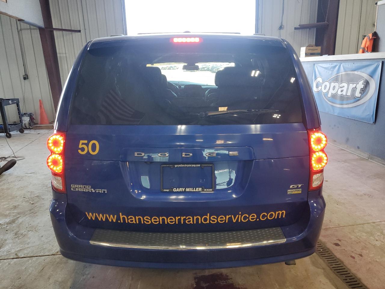 2019 Dodge Caravan VIN 2C4RDGEG5KR735639 Copart auction photo, front end damage thumbnail 6