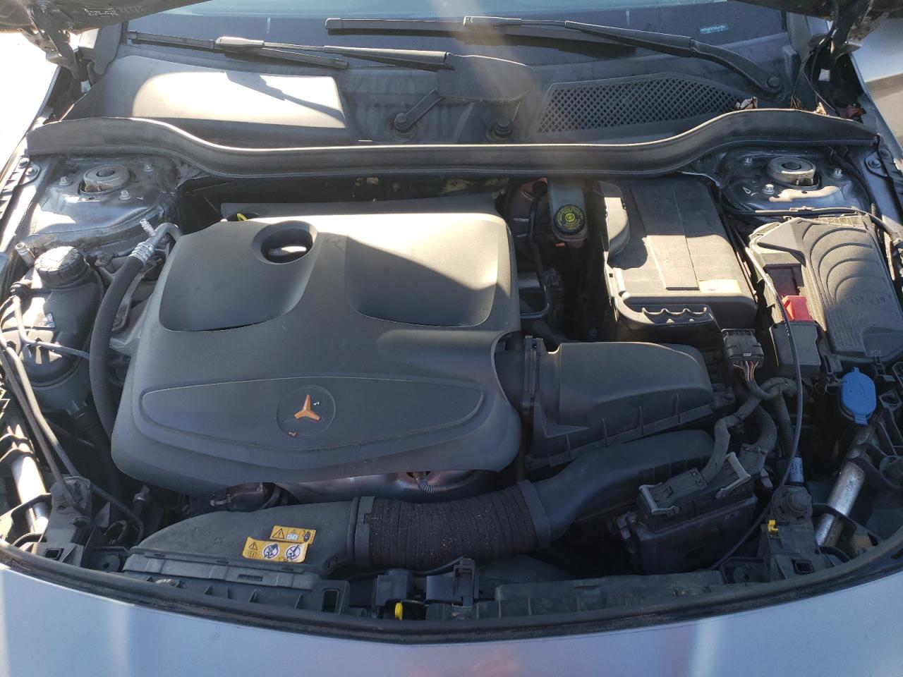 2014 Mercedes-Benz CLA-klasse VIN WDDSJ4EB2EN047750 Copart auction photo, front end damage thumbnail 11