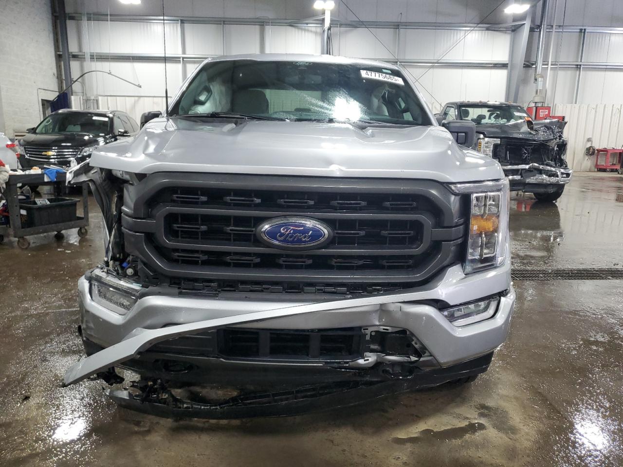 2021 Ford F-150 VIN 1FTFW1ED7MFC12228 Copart auction photo, front end / side damage thumbnail 5