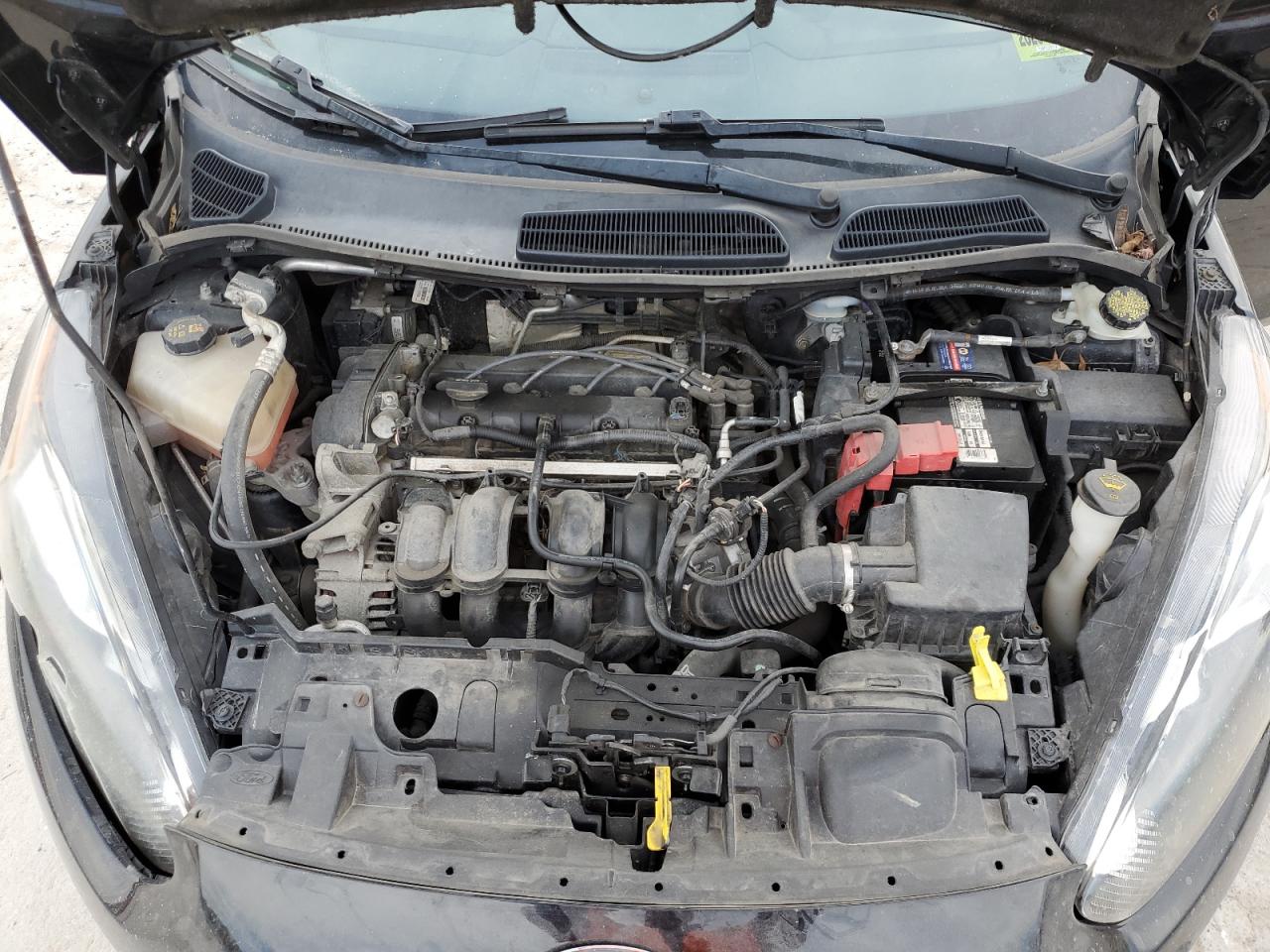 2017 Ford Fiesta VIN 3FADP4AJ4HM104551 Copart auction photo, front end / side damage thumbnail 13