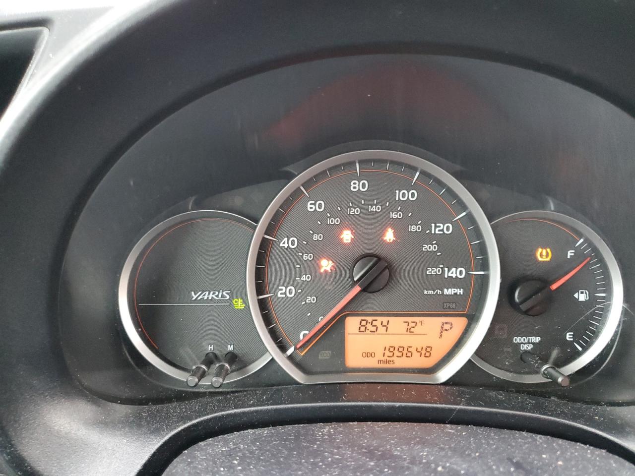 2014 Toyota Yaris VIN VNKKTUD36EA005420 Copart auction photo, all over damage thumbnail 9