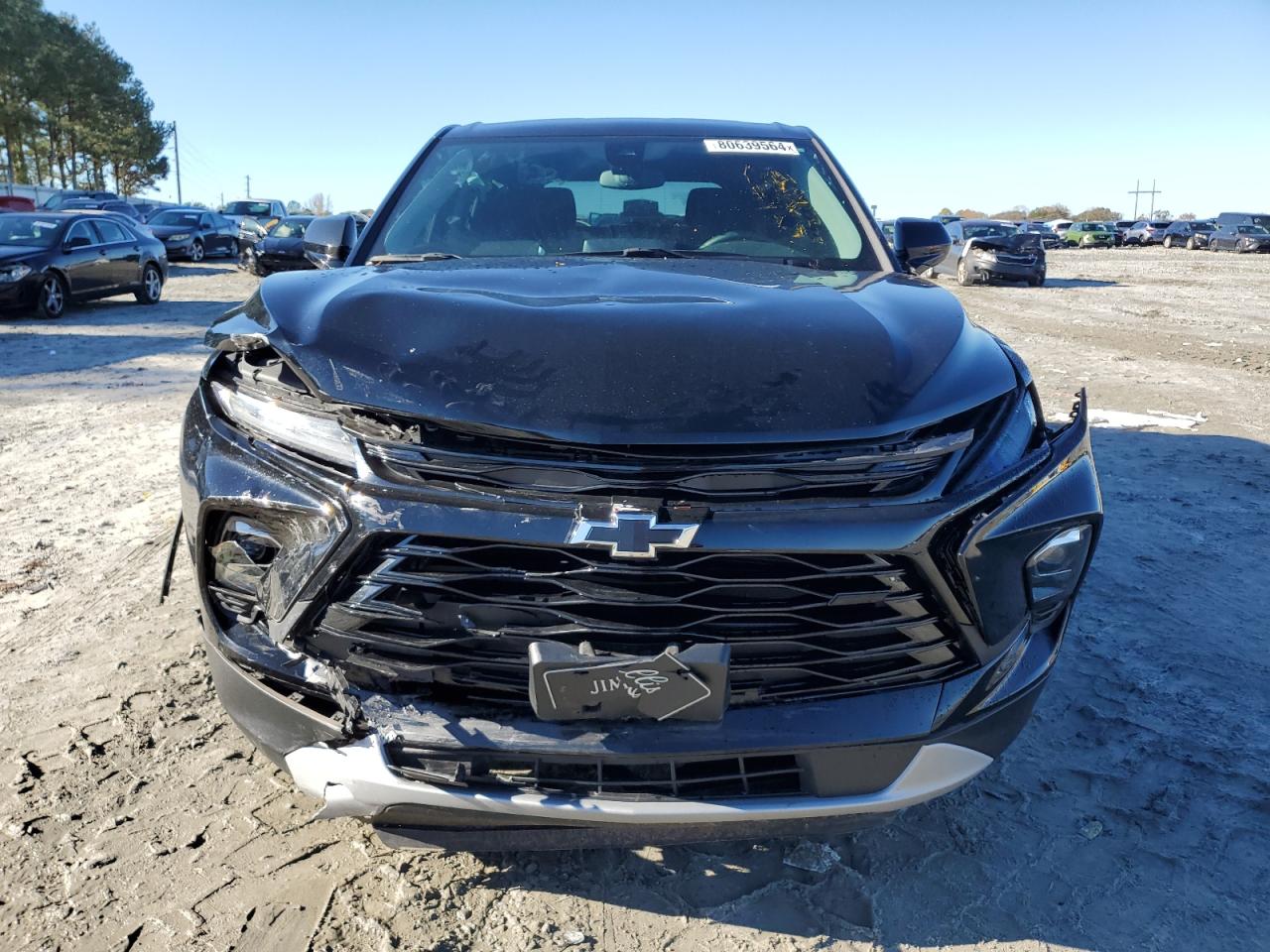 2023 Chevrolet Blazer VIN 3GNKBHR44PS172419 Copart auction photo, front end damage thumbnail 5