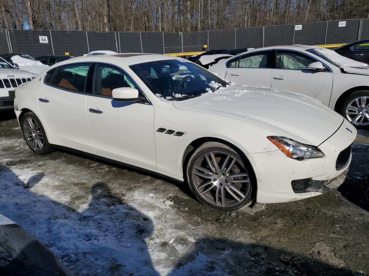 2016 Maserati Quattroporte VIN ZAM56RPAXG1170230 Copart auction photo, all over / mechanical damage thumbnail 4