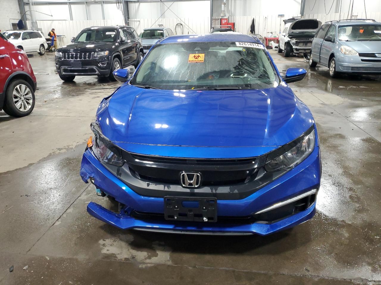 2021 Honda Civic VIN 2HGFC2F65MH522697 Copart auction photo, front end damage thumbnail 5