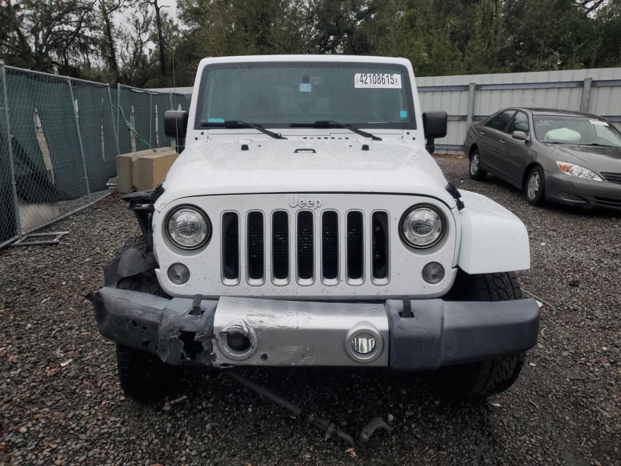 2017 Jeep Wrangler VIN 1C4BJWEG3HL697267 Copart auction photo, undercarriage / front end damage thumbnail 5