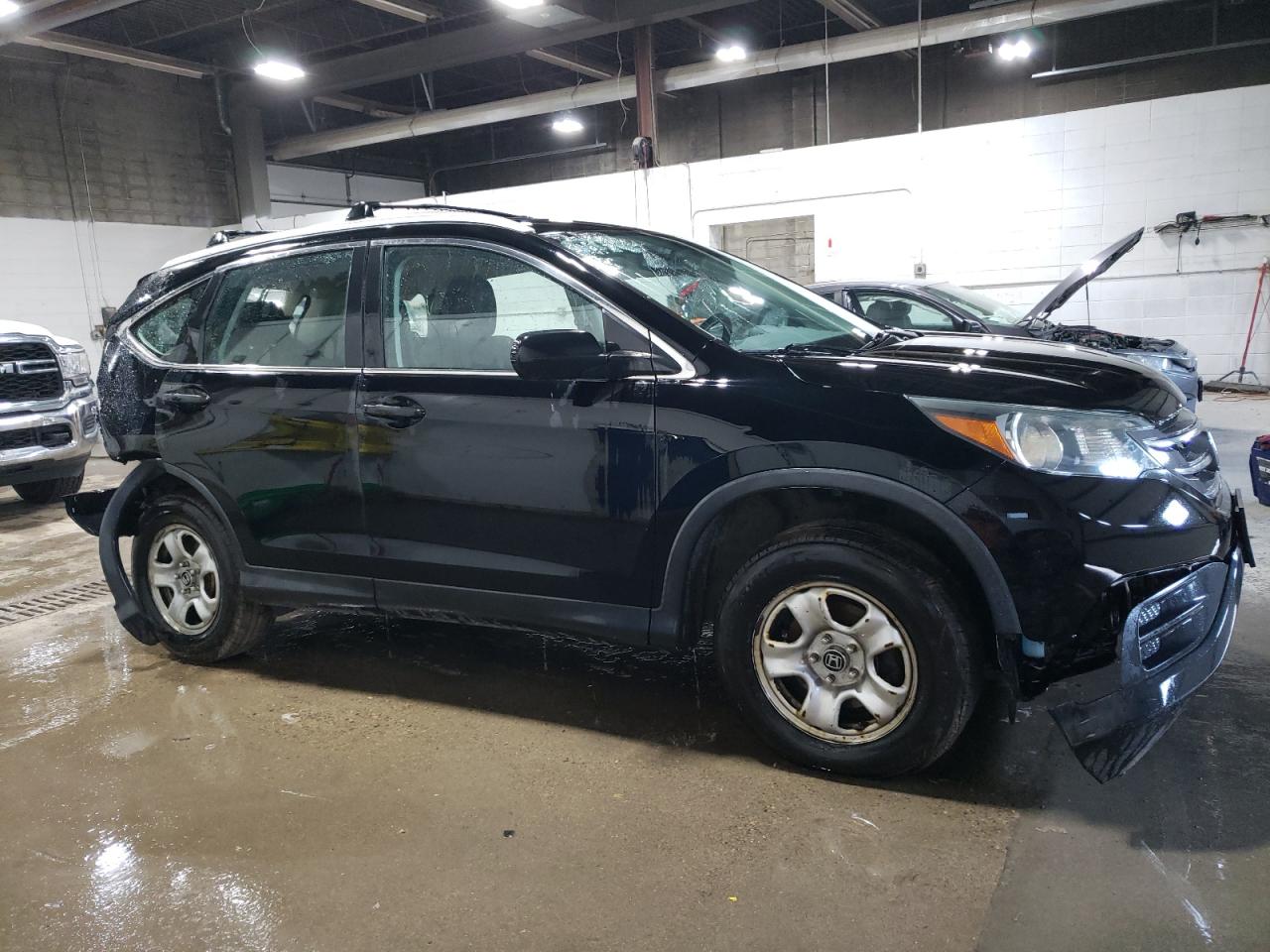 2014 Honda CR-V VIN 2HKRM4H30EH726677 Copart auction photo, all over damage thumbnail 4