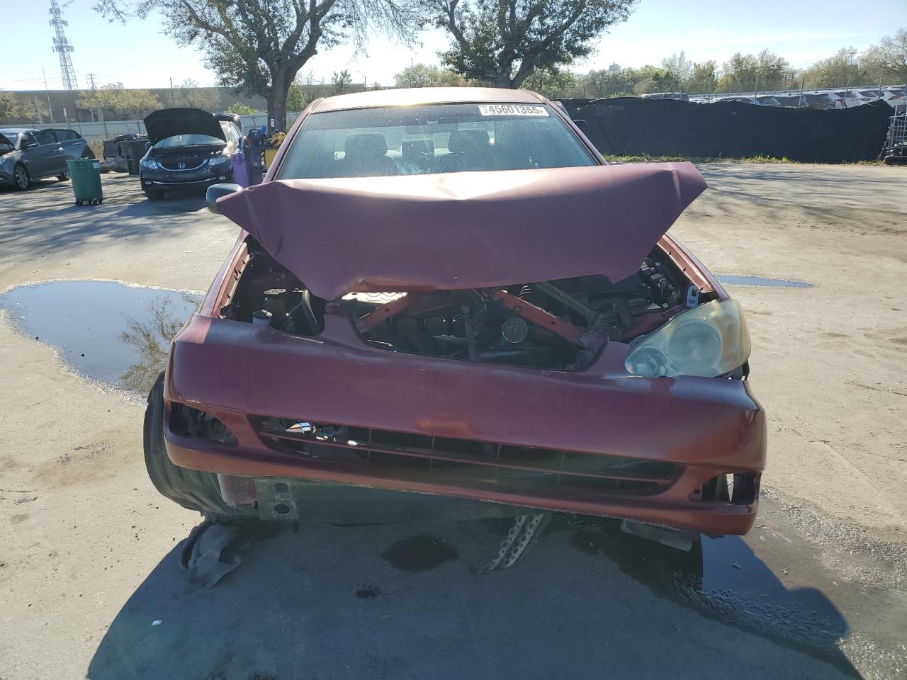 2007 Toyota Corolla VIN 2T1BR32E47C742796 Copart auction photo, front end / side damage thumbnail 5