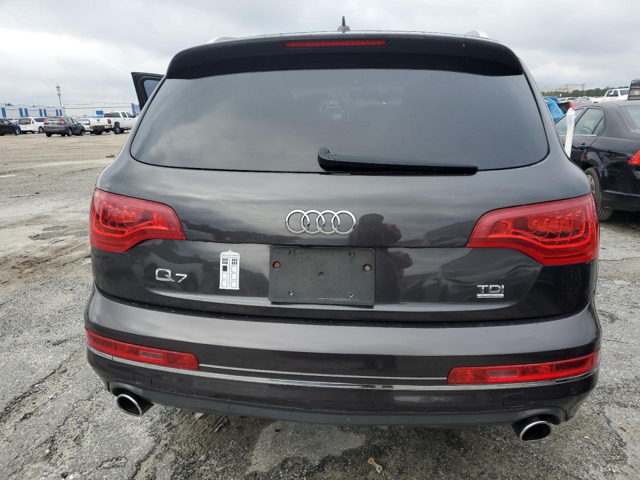 2014 Audi Q7 VIN WA1LMAFE4ED000653 Copart auction photo, water/flood damage thumbnail 6