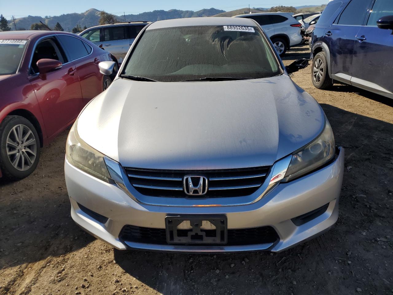 2014 Honda Accord VIN 1HGCR2F37EA009801 Copart auction photo, front end / side damage thumbnail 5