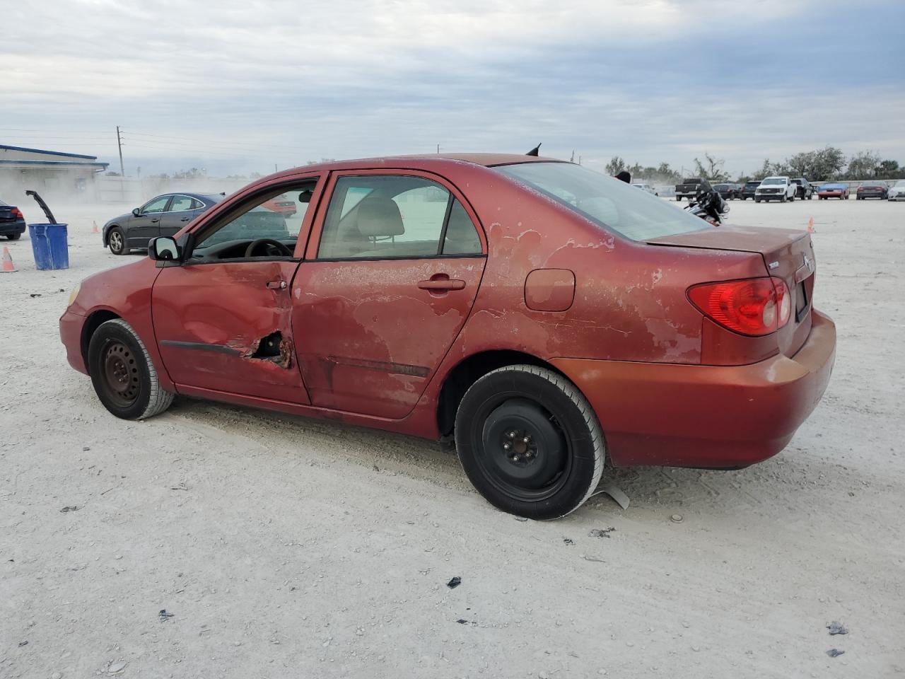 2005 Toyota Corolla VIN 2T1BR32EX5C407572 Copart auction photo, side / minor dent/scratches damage thumbnail 2