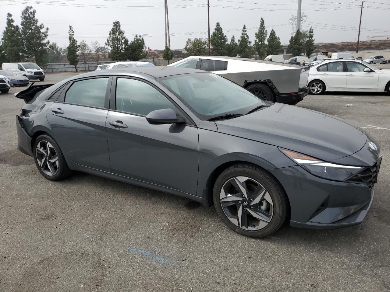 2023 Hyundai Elantra VIN KMHLS4AG2PU625511 Copart auction photo, rear end damage thumbnail 4