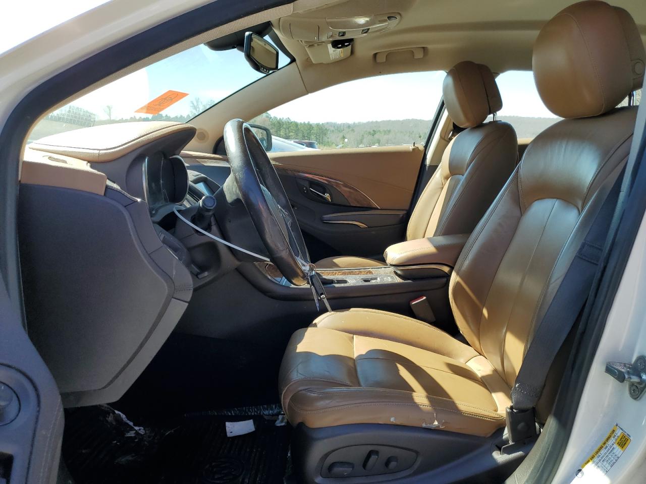 2014 Buick LaCrosse VIN 1G4GB5G31EF128253 Copart auction photo, front end / rear end damage thumbnail 7