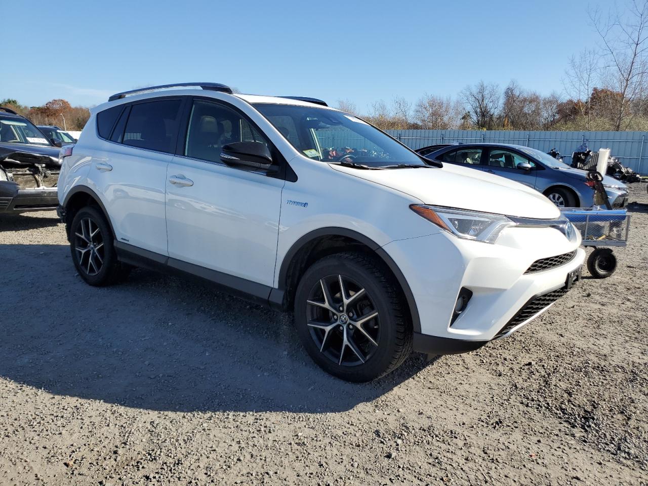 2017 Toyota RAV 4 VIN JTMJJREV8HD091727 Copart auction photo, rear end damage thumbnail 4