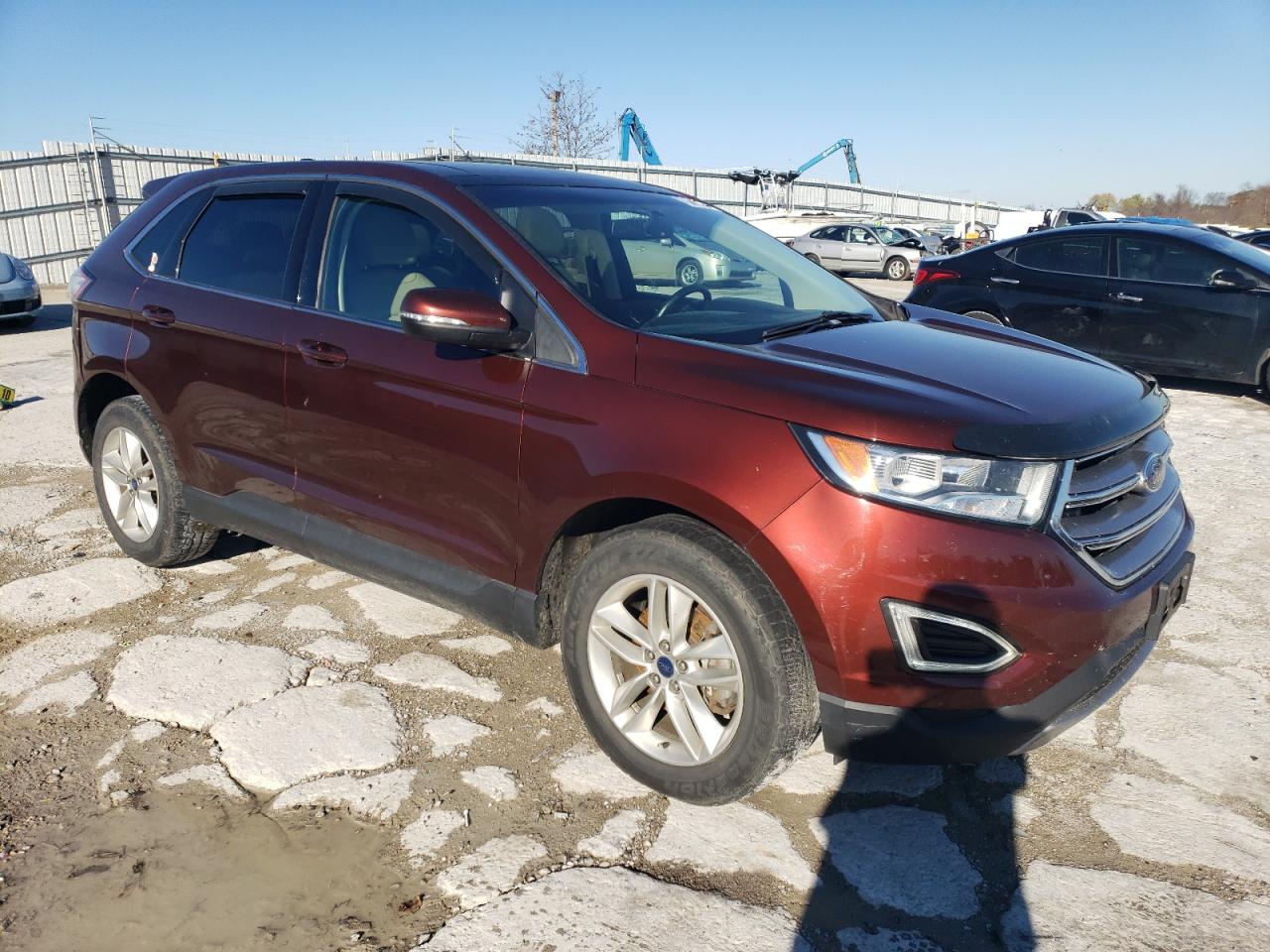 2016 Ford Edge VIN 2FMPK3J84GBC41241 Copart auction photo, front end damage thumbnail 4