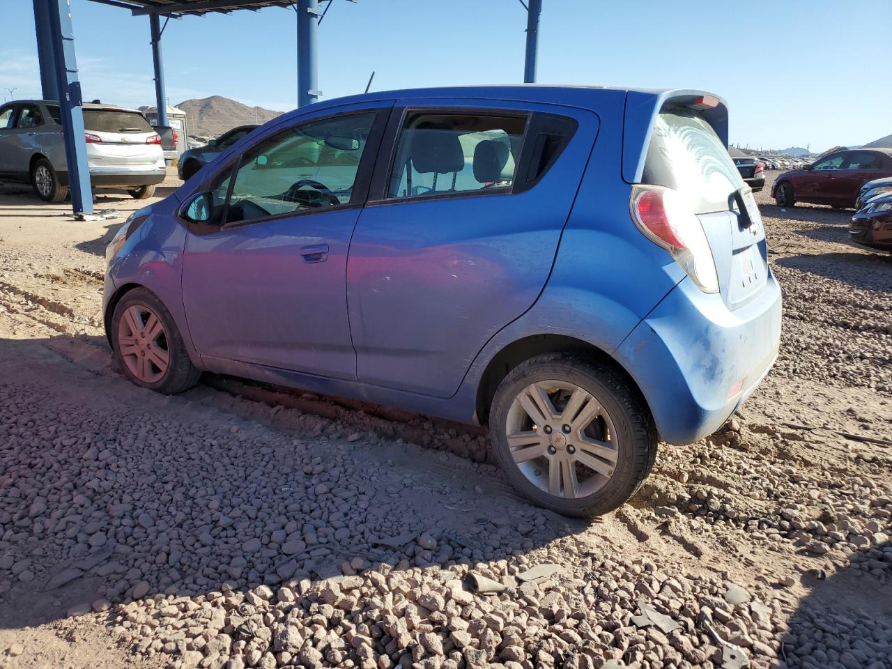 2014 Chevrolet Spark VIN KL8CD6S97EC467723 Copart auction photo, rear end / front end damage thumbnail 2