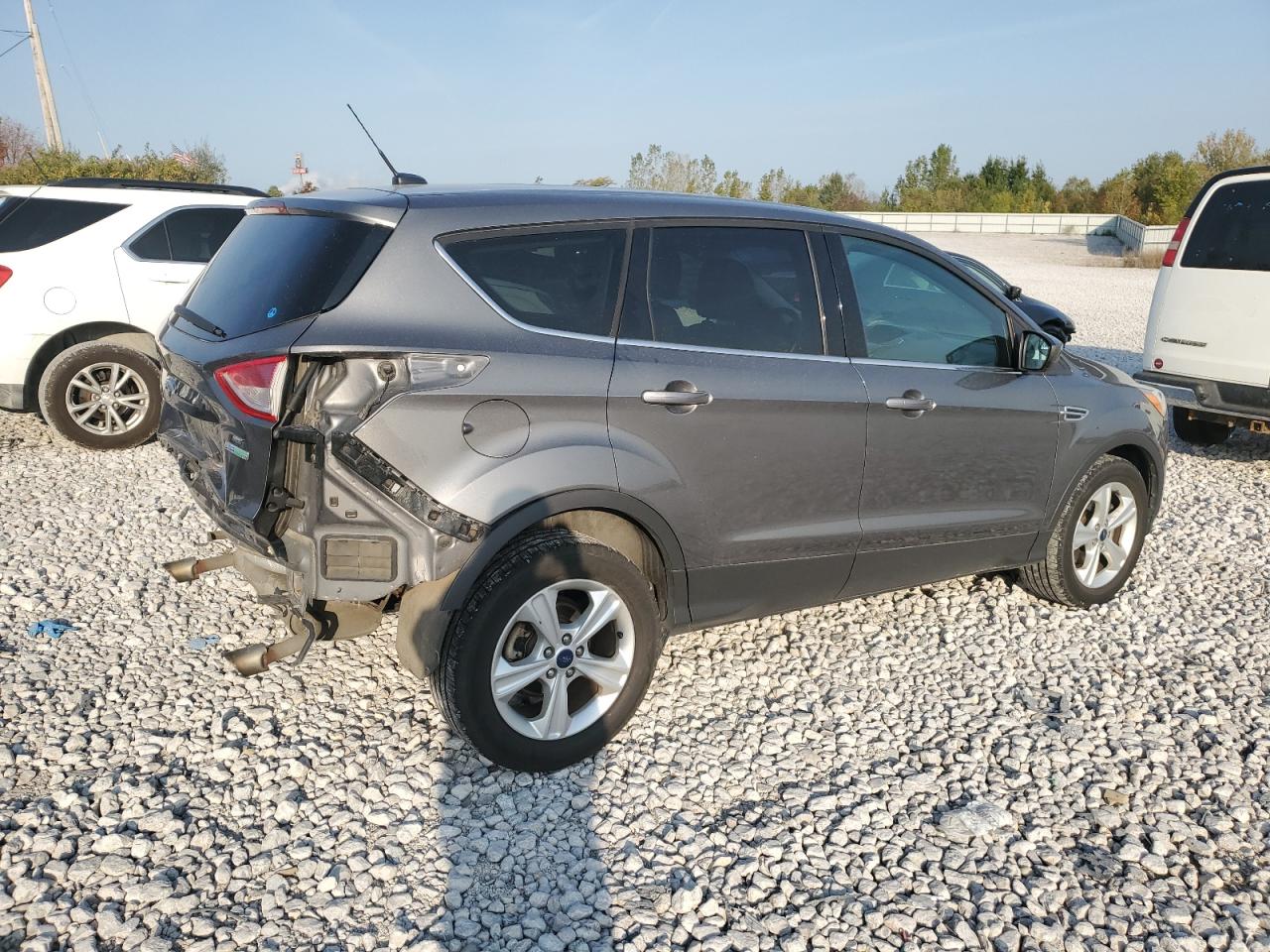 2014 Ford Escape VIN 1FMCU0GX5EUC29242 Copart auction photo, rear end damage thumbnail 3