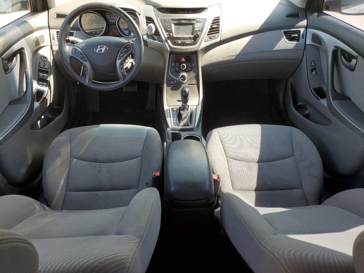 2014 Hyundai Elantra VIN KMHDH4AE8EU165107 Copart auction photo, front end damage thumbnail 8