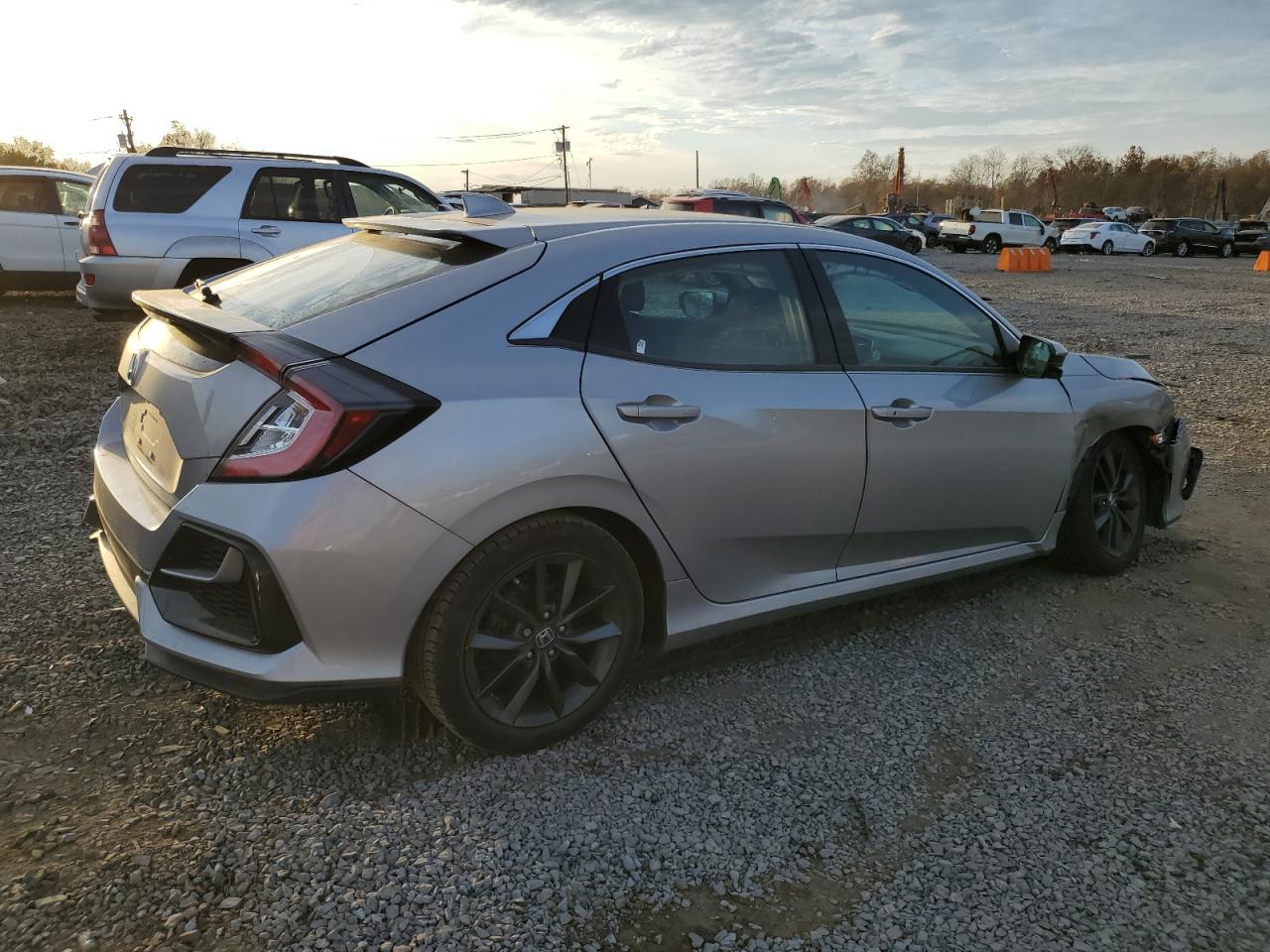 2020 Honda Civic VIN SHHFK7H67LU402012 Copart auction photo, front end / undercarriage damage thumbnail 3