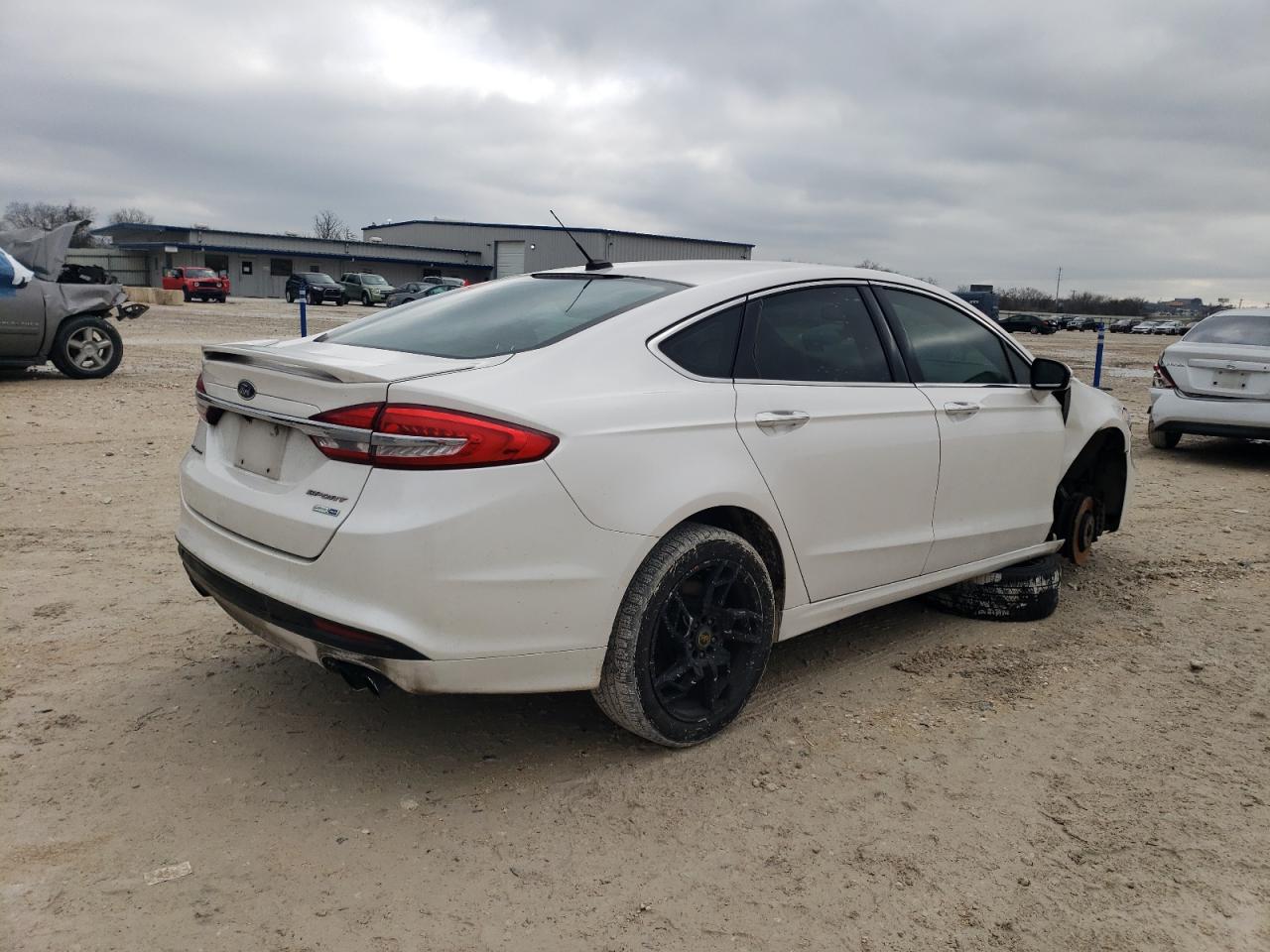 2017 Ford Fusion VIN 3FA6P0VP5HR228587 Copart auction photo, front end damage thumbnail 3