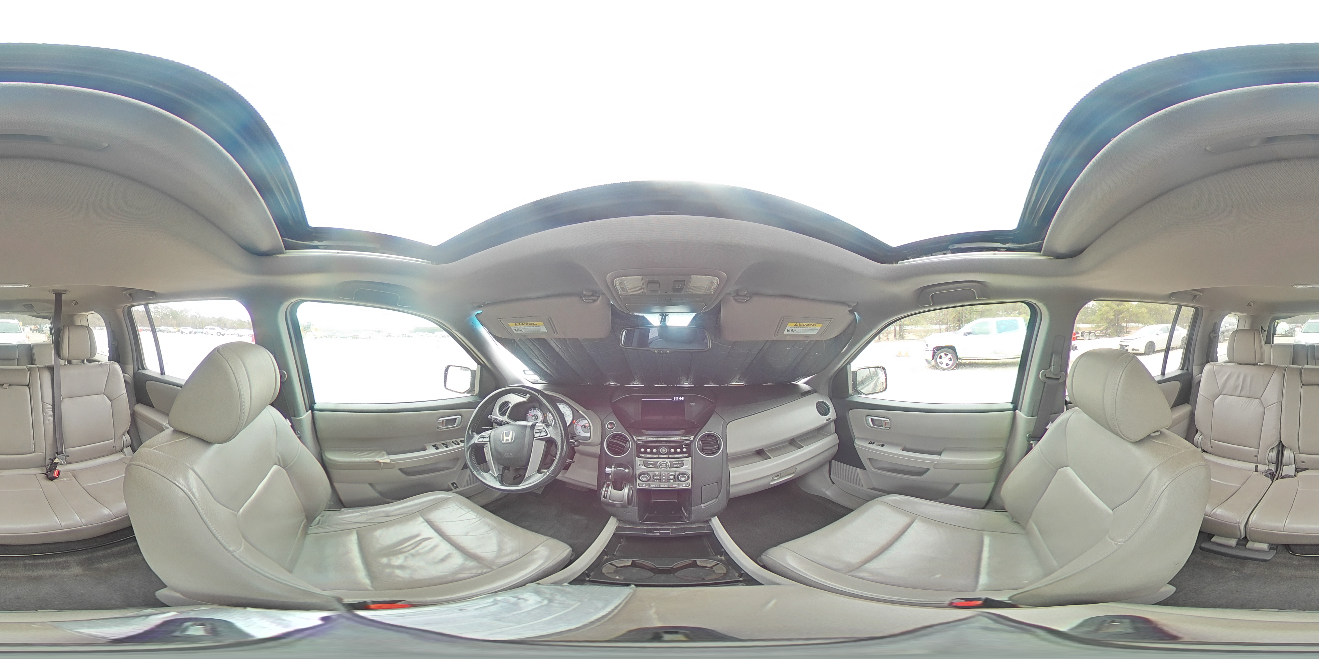 2012 Honda Pilot VIN 5FNYF3H50CB025876 Copart auction photo, side / rear end damage thumbnail 15