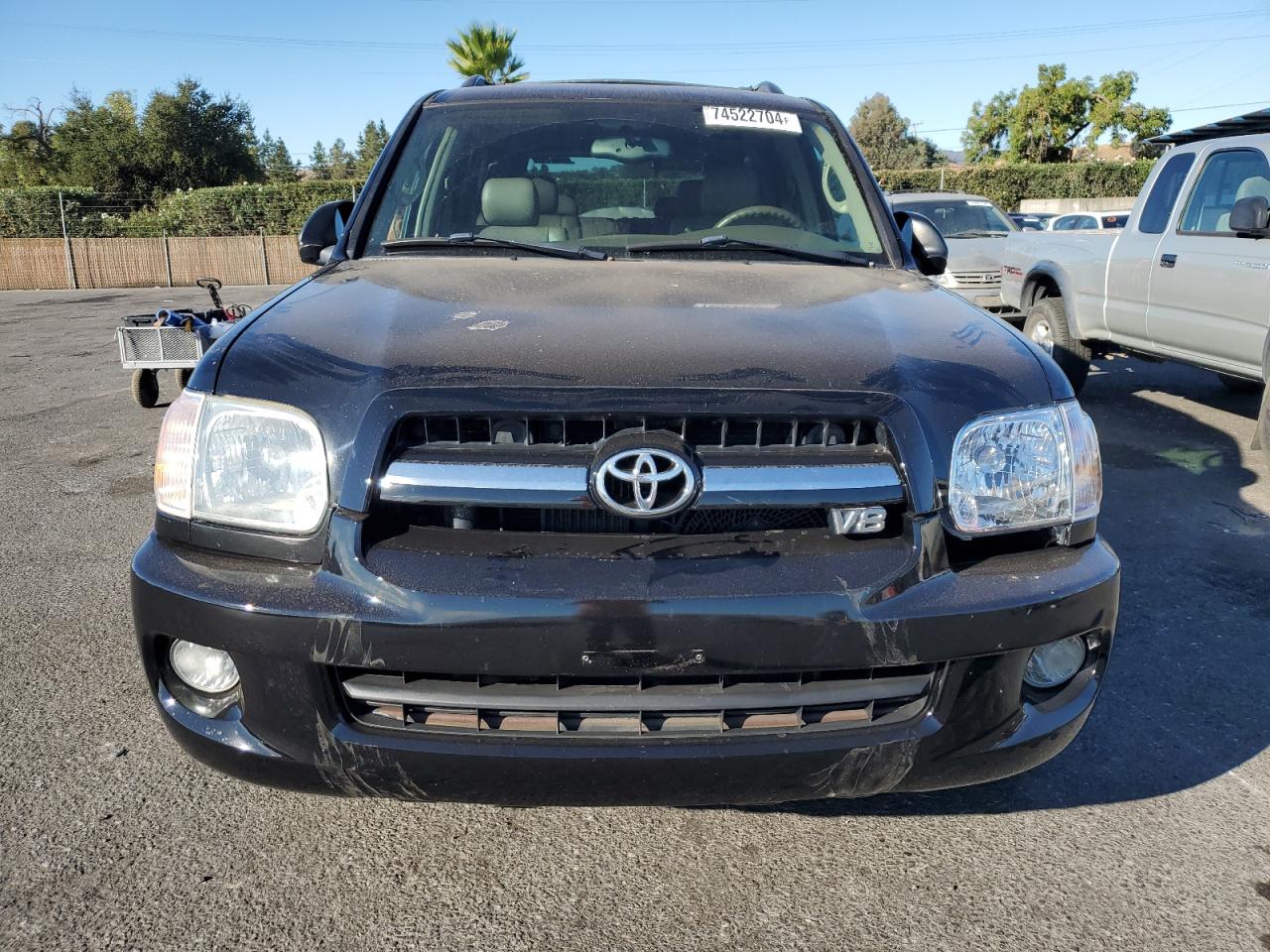 2005 Toyota Sequoia VIN 5TDZT38A75S258873 Copart auction photo, undercarriage / side damage thumbnail 5