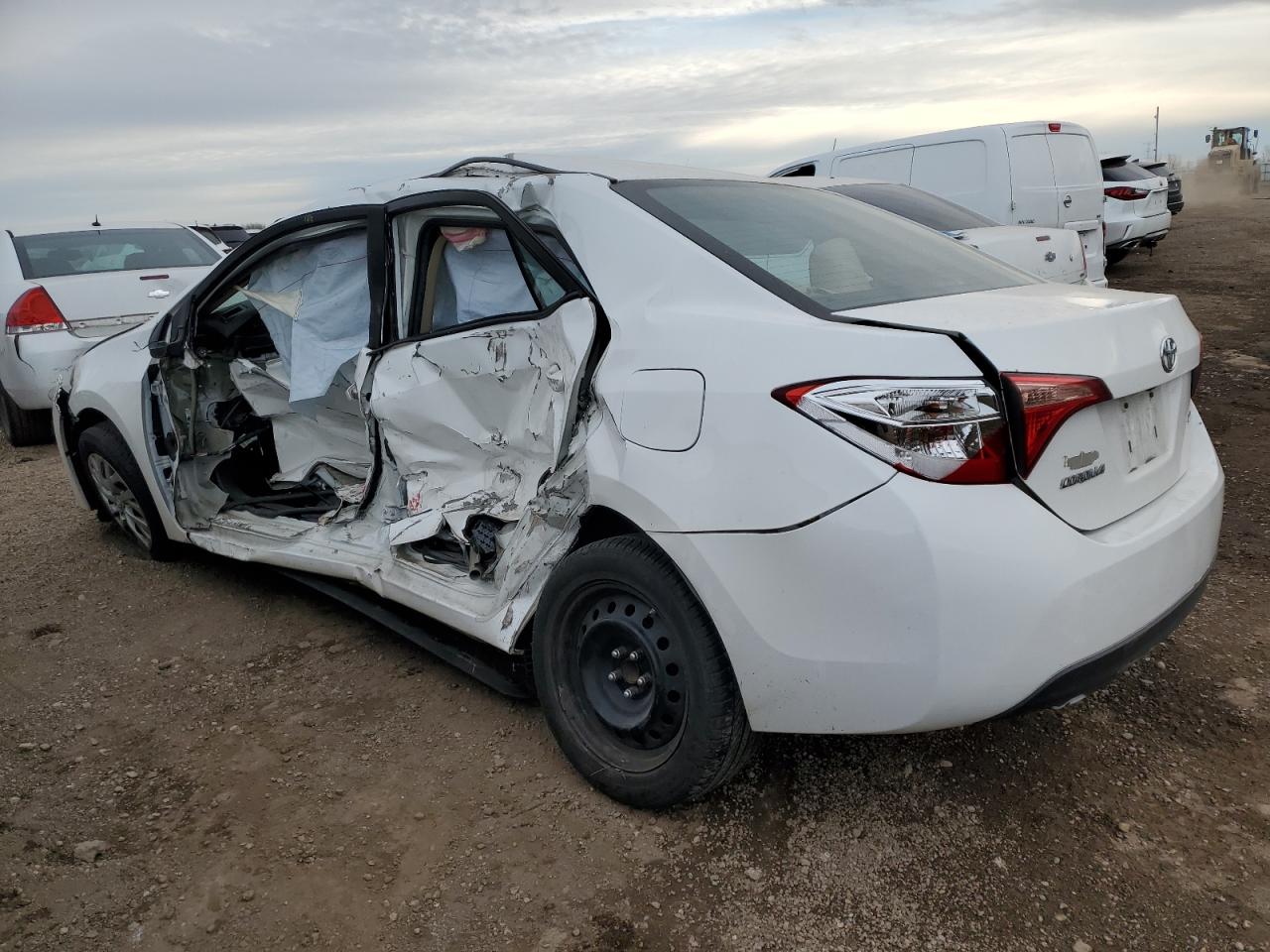 2017 Toyota Corolla VIN 5YFBURHE1HP670899 Copart auction photo, side damage thumbnail 2
