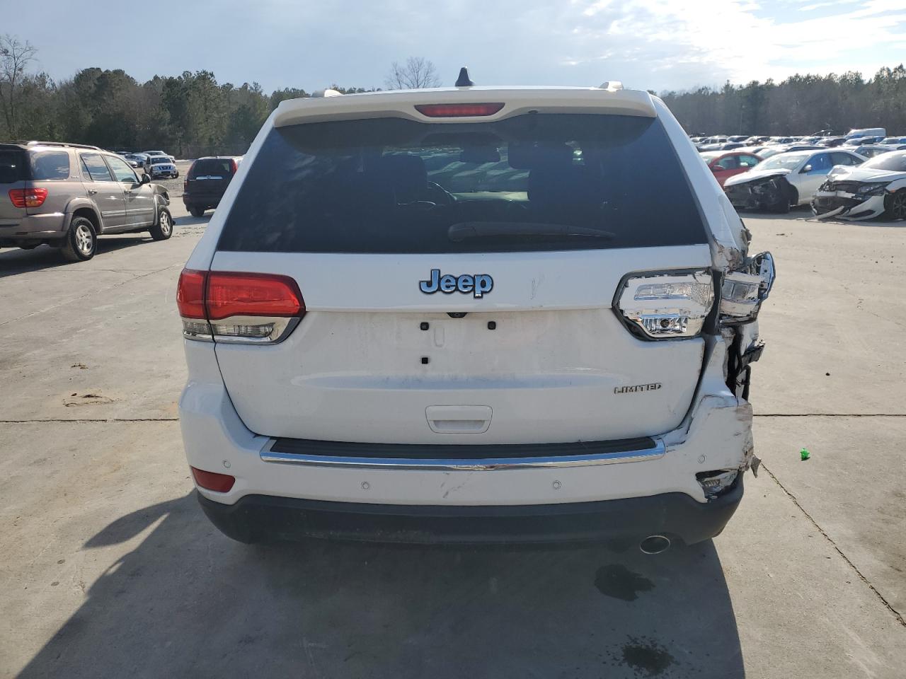 2015 Jeep Grand Cherokee VIN 1C4RJEBG7FC175641 Copart auction photo, rear end damage thumbnail 6