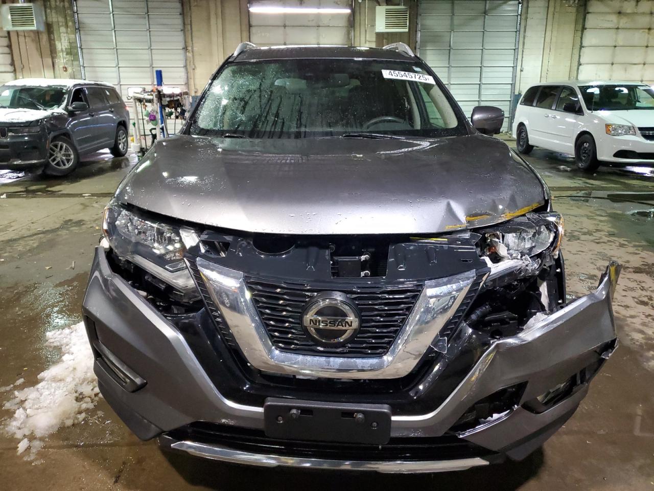 2019 Nissan Rogue VIN 5N1AT2MV2KC743284 Copart auction photo, front end / side damage thumbnail 5
