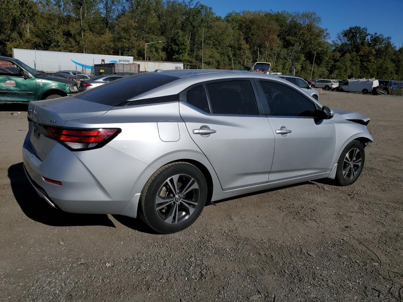 2022 Nissan Sentra VIN 3N1AB8CV9NY293143 Copart auction photo, front end / minor dent/scratches damage thumbnail 3