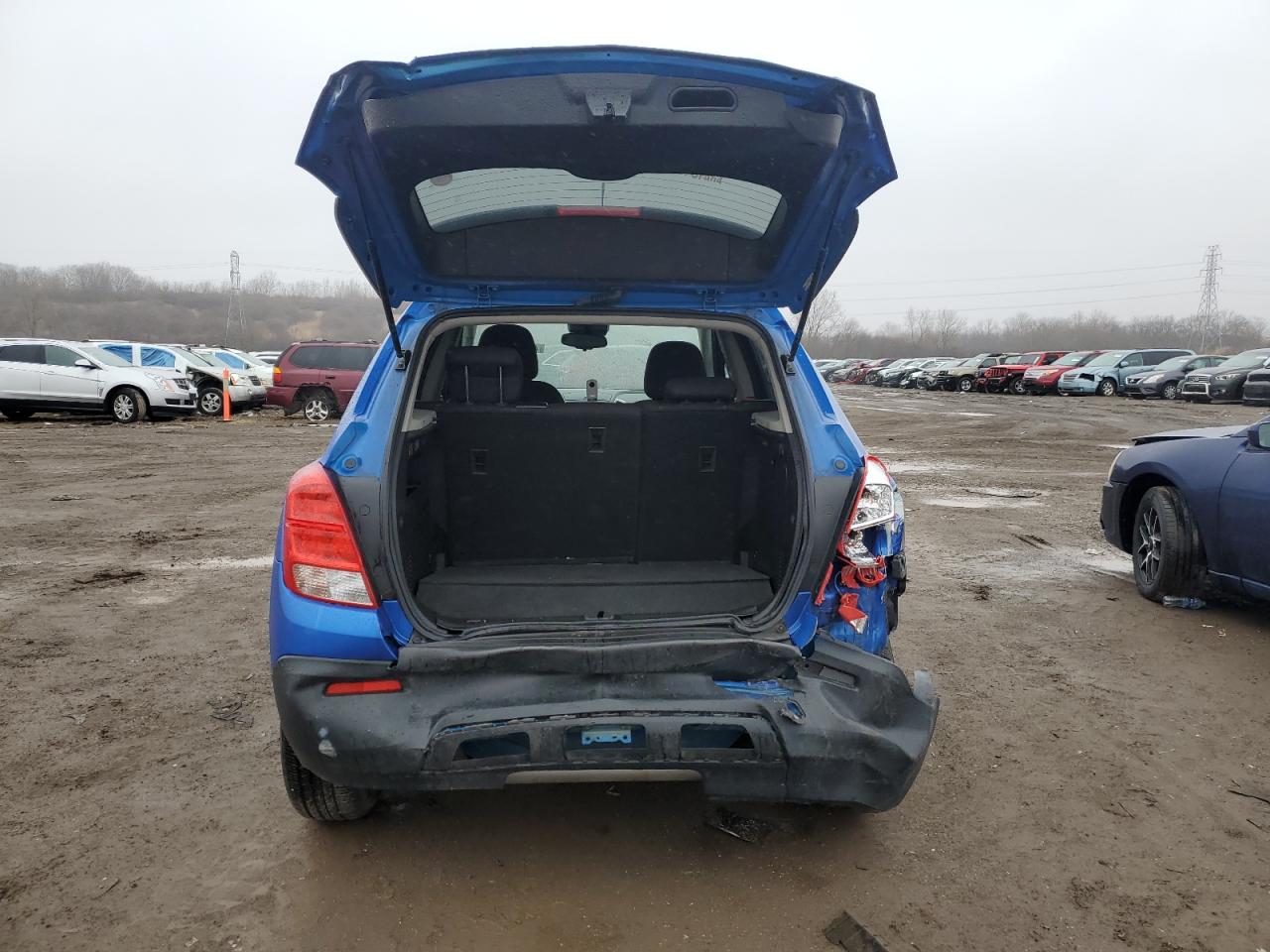 2016 Chevrolet Trax VIN KL7CJLSB8GB674466 Copart auction photo, rear end / side damage thumbnail 6