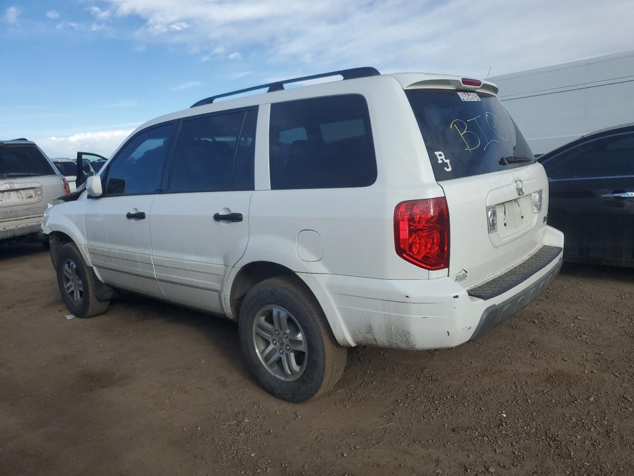 2003 Honda Pilot VIN 2HKYF18443H545382 Copart auction photo, front end damage thumbnail 2