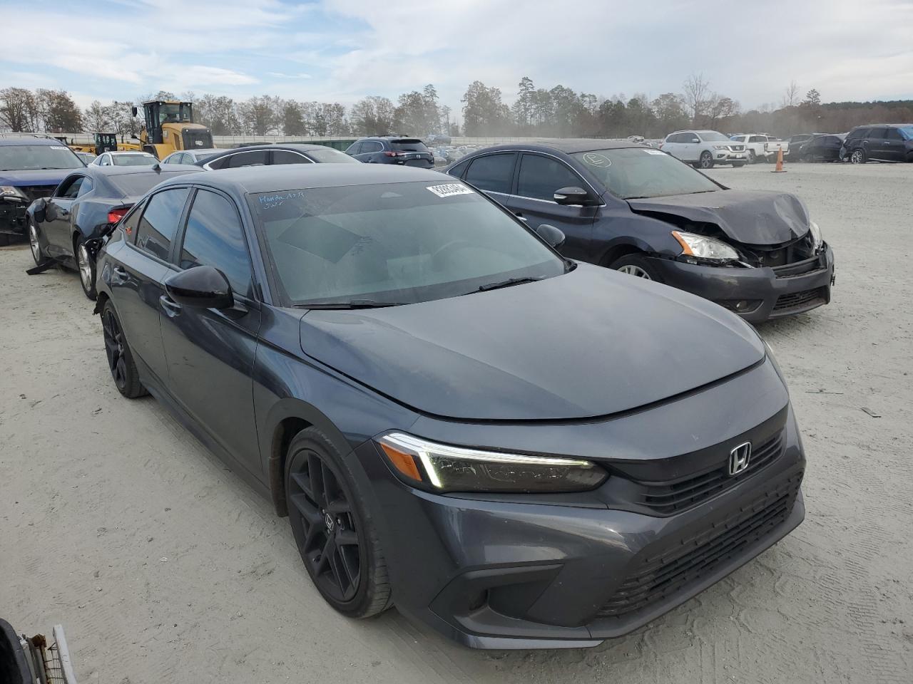 2022 Honda Civic VIN 2HGFE2F52NH524703 Copart auction photo, rear end damage thumbnail 4
