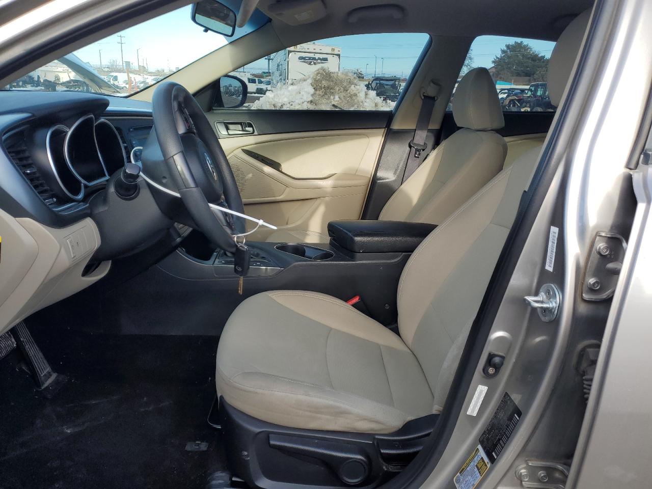 2015 KIA Optima VIN KNAGM4A7XF5556458 Copart auction photo, rear end / front end damage thumbnail 7