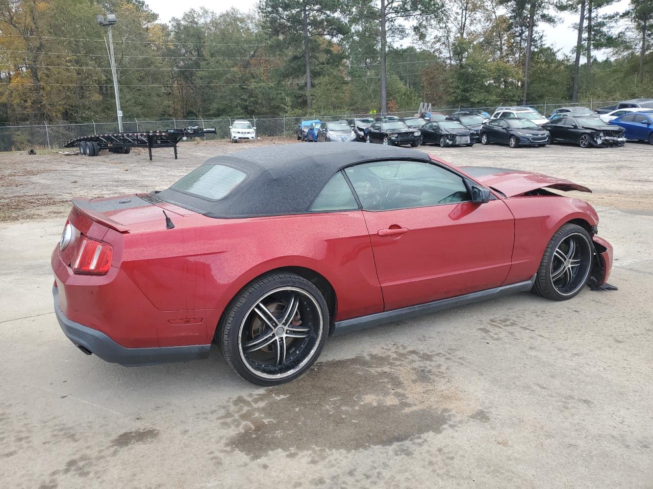 2011 Ford Mustang VIN 1ZVBP8EM8B5126401 Copart auction photo, front end damage thumbnail 3