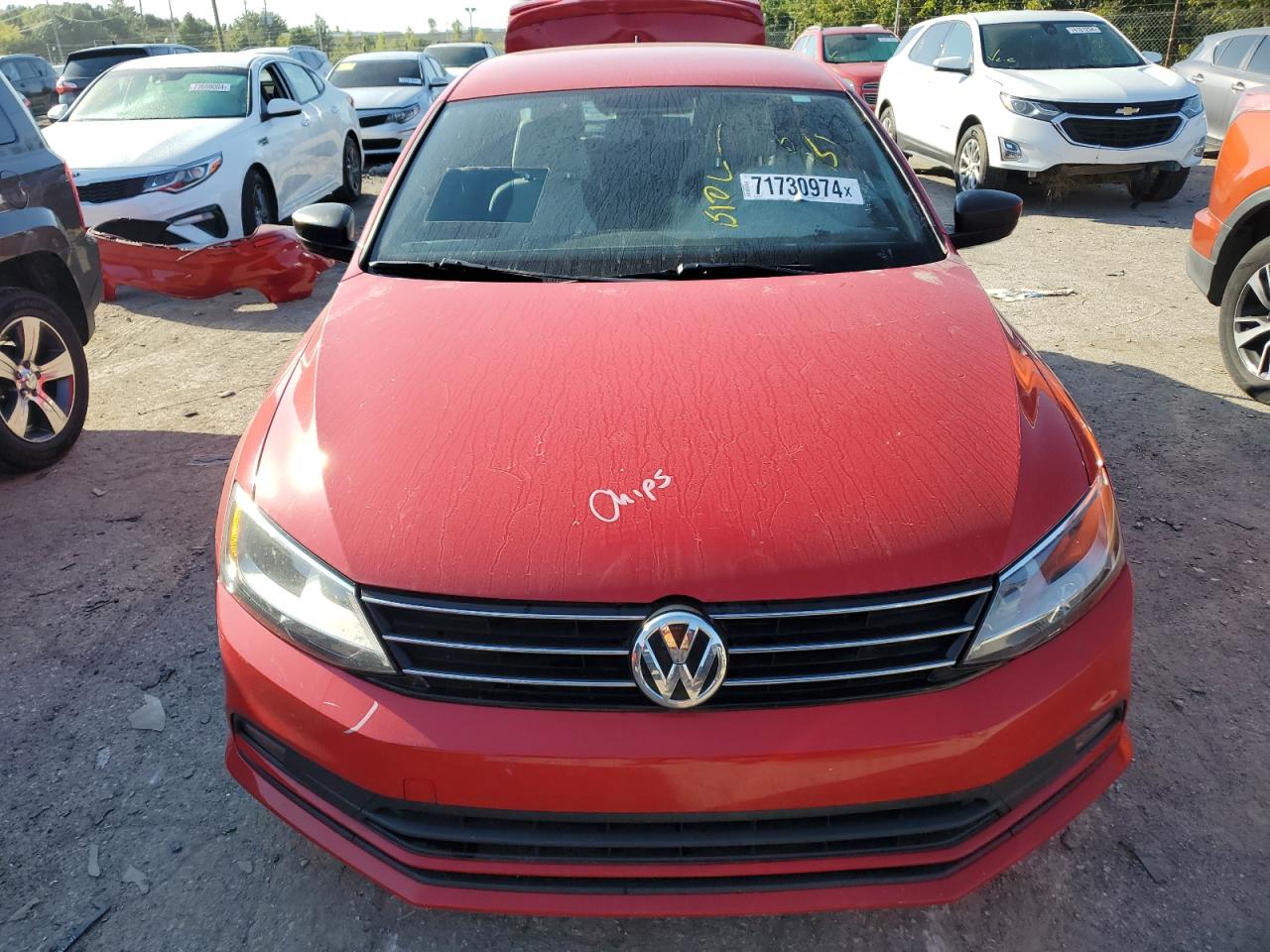2016 Volkswagen Jetta VIN 3VWB17AJ6GM352414 Copart auction photo, rear end / minor dent/scratches damage thumbnail 5