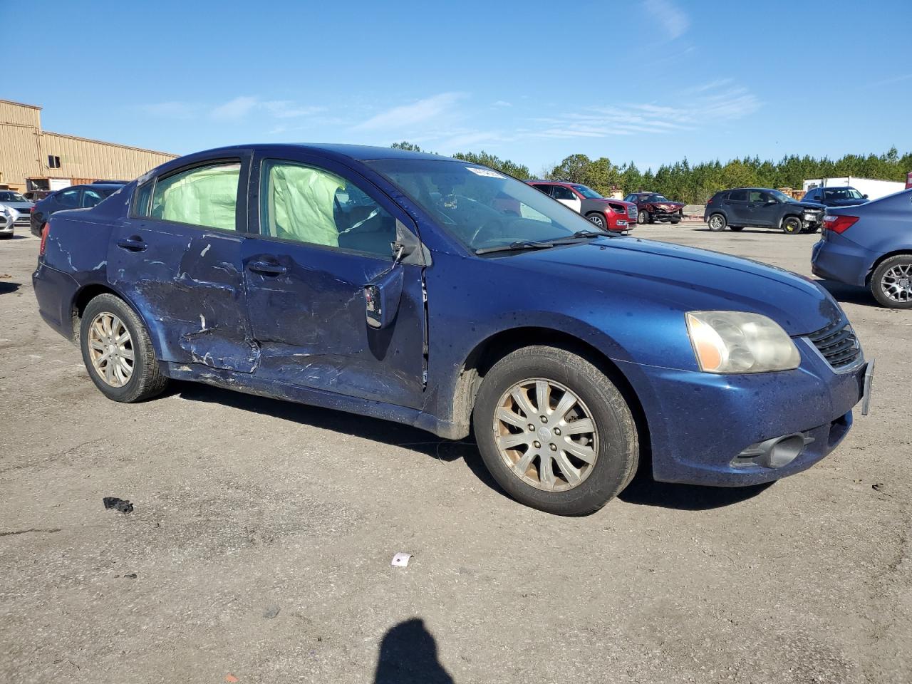 2009 Mitsubishi Galant VIN 4A3AB36F59E004943 Copart auction photo, side damage thumbnail 4