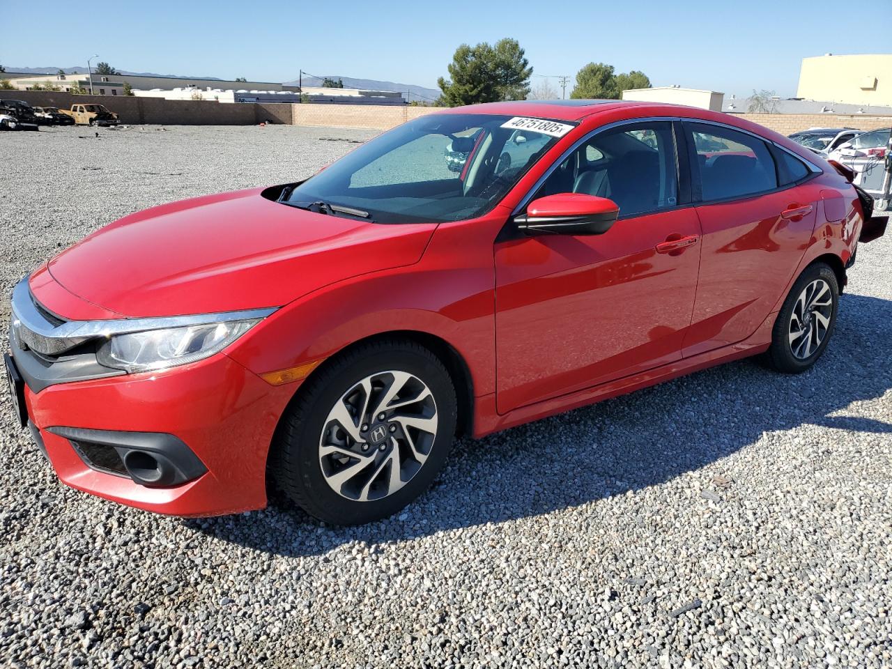 2017 Honda Civic VIN 2HGFC2F85HH517054
