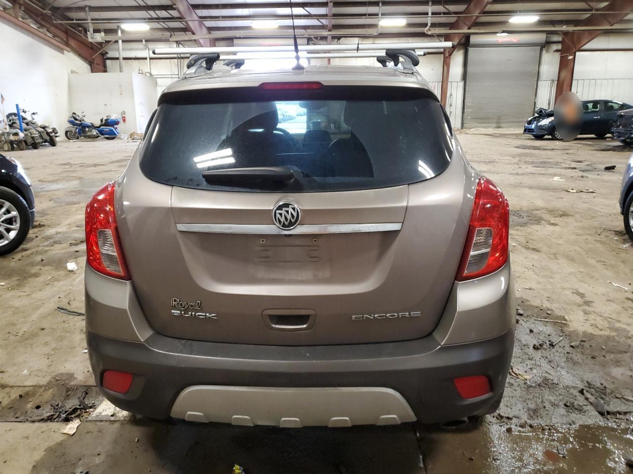 2013 Buick Encore VIN KL4CJCSB5DB212052 Copart auction photo, front end / mechanical damage thumbnail 6