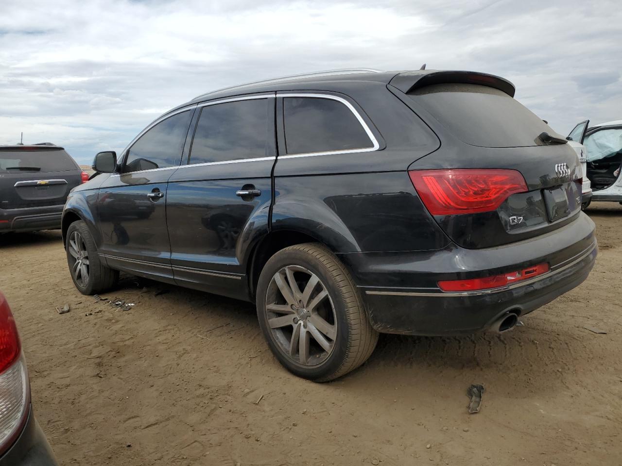 2014 Audi Q7 VIN WA1LGAFEXED001104 Copart auction photo, front end damage thumbnail 2