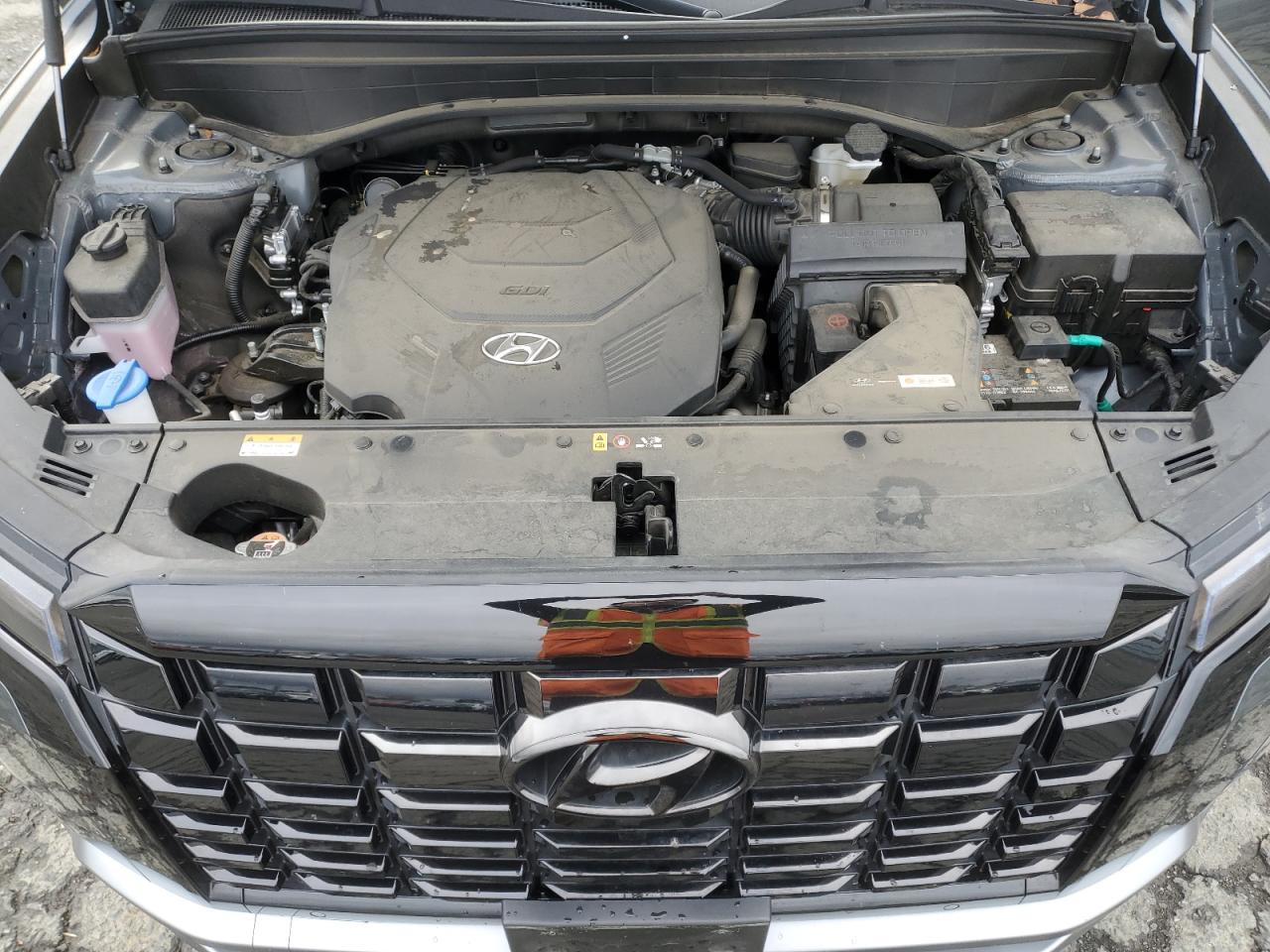 2023 Hyundai Palisade VIN KM8R54GE9PU491751 Copart auction photo, rear end damage thumbnail 13